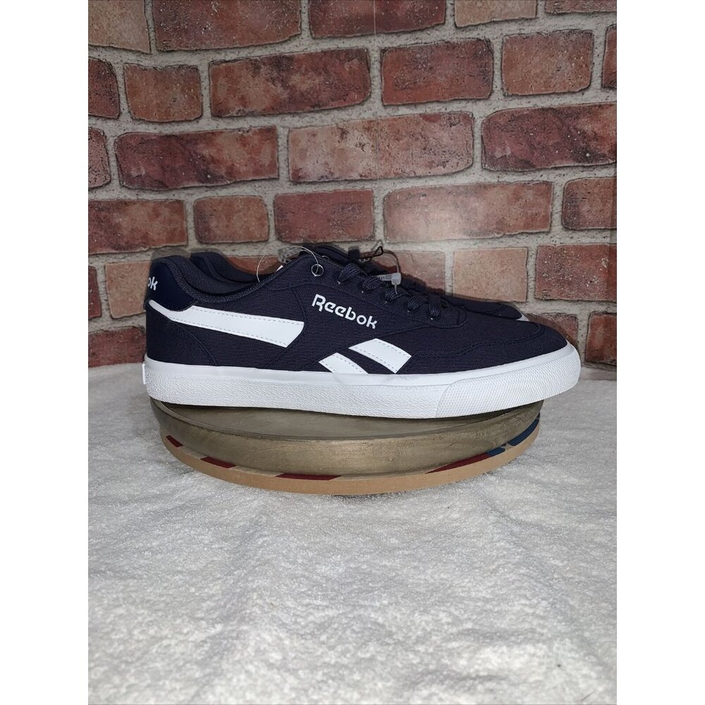 Reebok Canvas Techque Men's Shoes Retro Sneakers Blue / White  Size 10.5 Classic